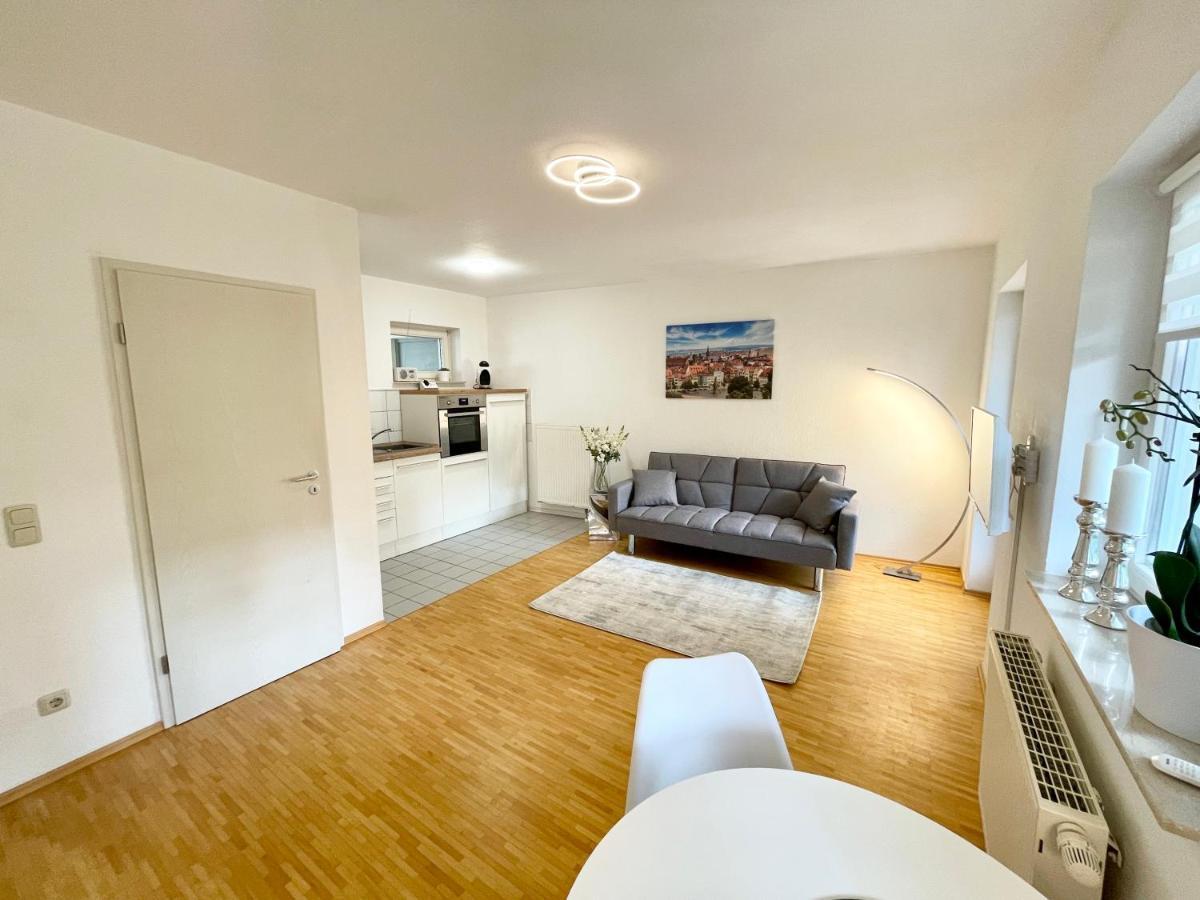 Apartment Blickfang: Modern In Erfurt's Old Town With Balcony Erfurt