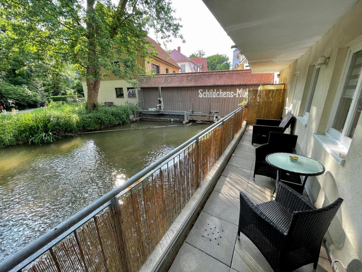 Apartment Blickfang: Modern In Erfurt's Old Town With Balcony Erfurt